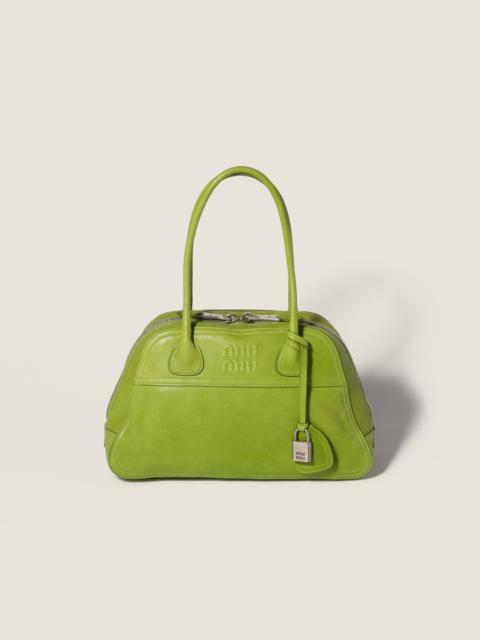 Miu Miu Vivant nappa leather bag