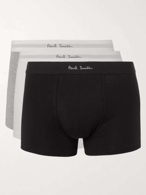 Paul Smith Three-Pack Stretch-Cotton Boxer Briefs