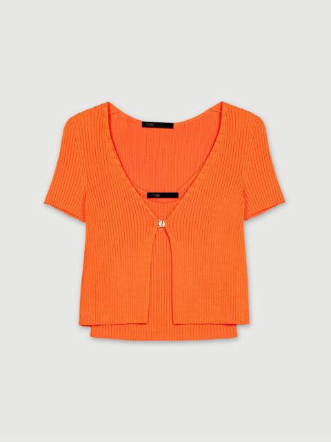 maje Rib knit twin set