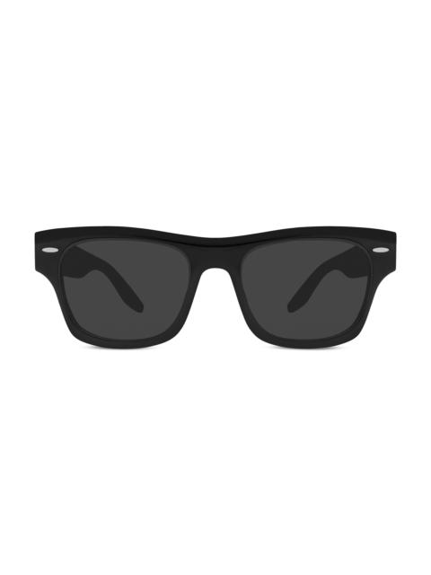 BARTON PERREIRA Men's Blackwell 53MM Rectangle Sunglasses - Black