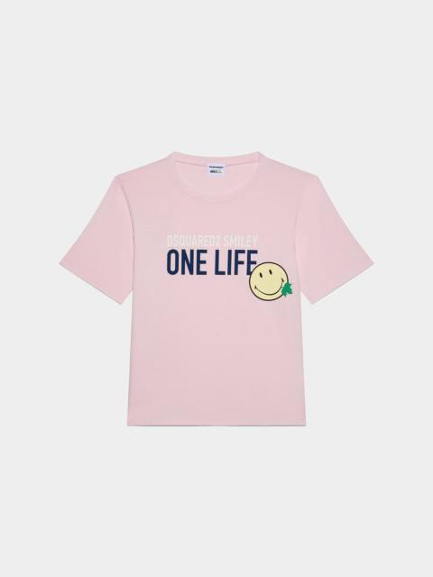 SMILEY PARTIALLY RECYCLED COTTON RENNY FIT T-SHIRT