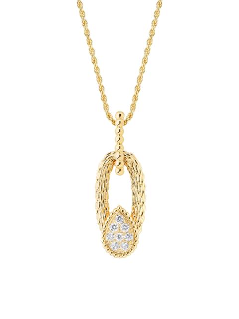 Boucheron Women's Serpent Boh​ème Vintage 18K Yellow Gold & 0.32 TCW Diamond Pendant Necklace - Yellow Gold