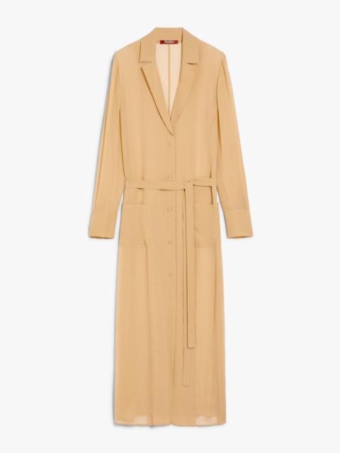 FAGO Silk georgette duster coat