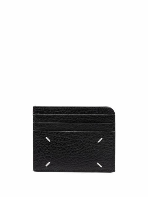 Maison Margiela Maison Margiela Four-stitch Leather Card Holder
