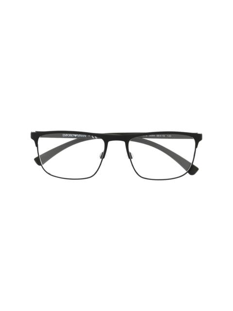 EMPORIO ARMANI square frame glasses