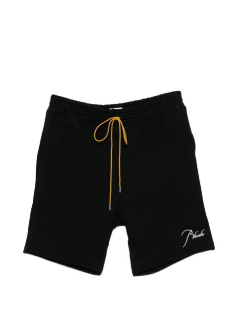 Rhude Classique embroidered shorts
