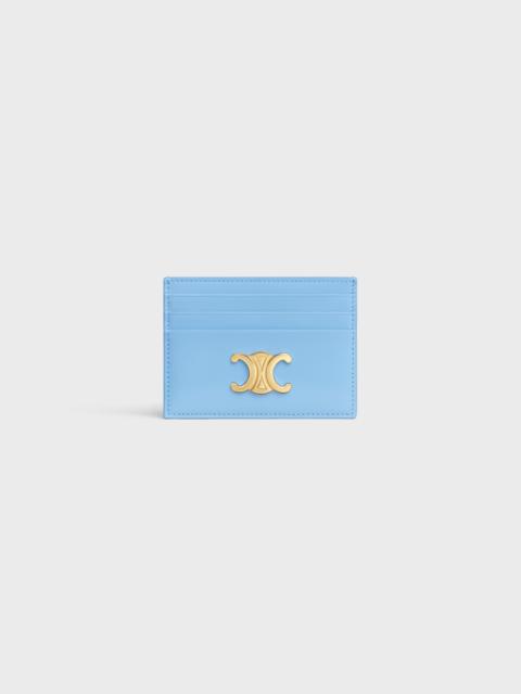 CELINE CARD HOLDER TRIOMPHE IN Shiny calfskin