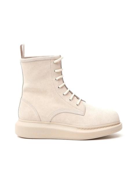 Alexander McQueen Alexander McQueen Hybrid Chelsea Boot Beige Suede (Women's)