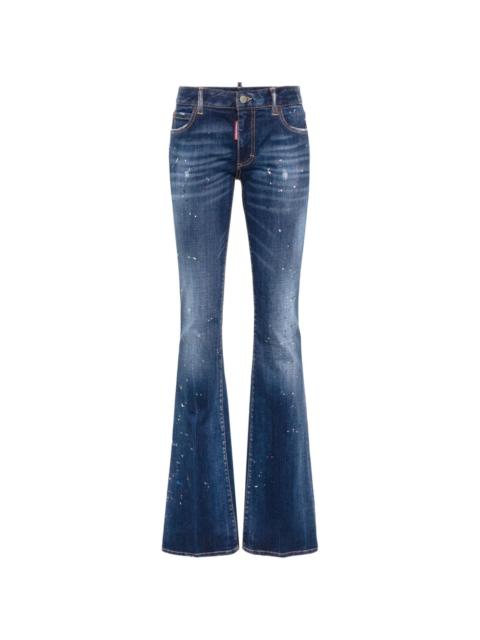 Twiggy mid-rise flared jeans