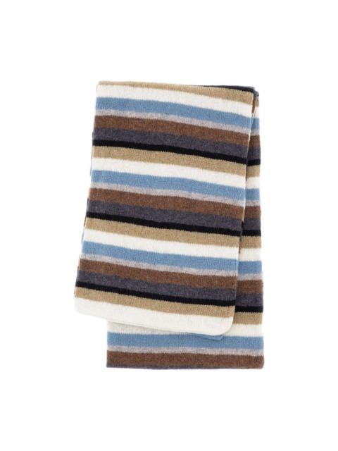 Paul Smith striped wool scarf