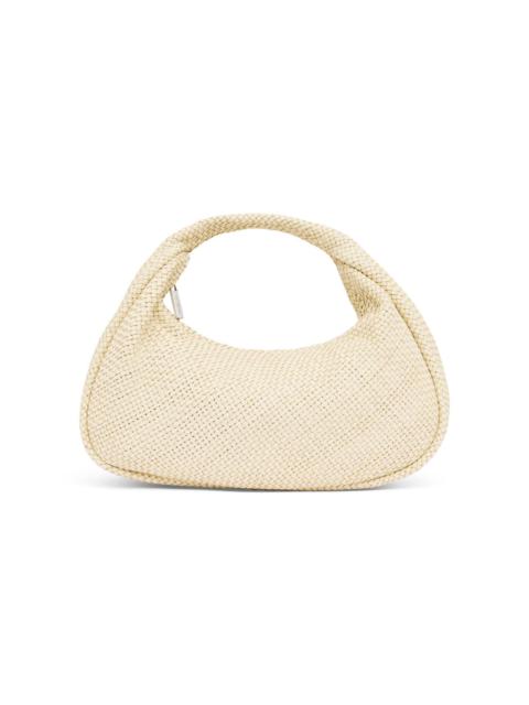 ST. AGNI Woven Leather Bon Bon Bag yellow