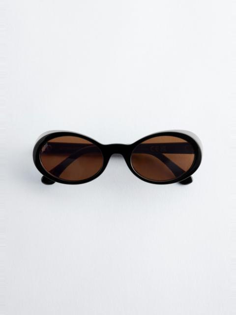 & Other Stories Oval Sunglasses