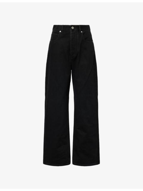 Bottega Veneta Wide-Leg High-Rise Denim Jeans