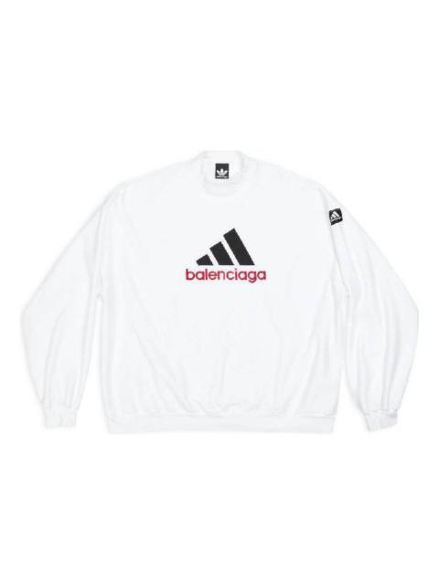 BALENCIAGA Balenciaga x adidas Oversized Sweatshirt 'White' 731777TNVP69065