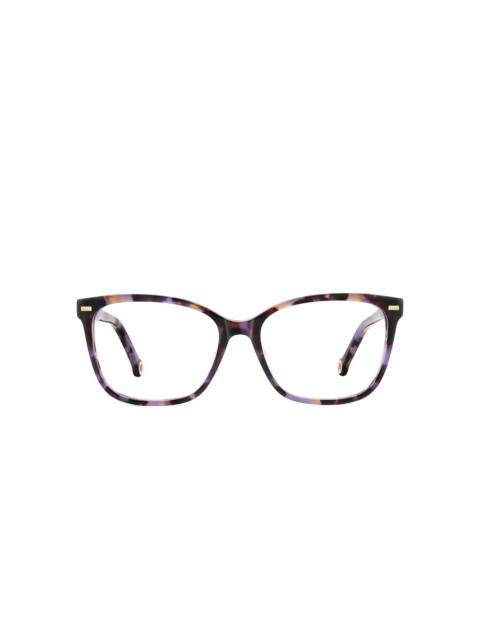 CAROLINA HERRERA square-frame patterned glasses