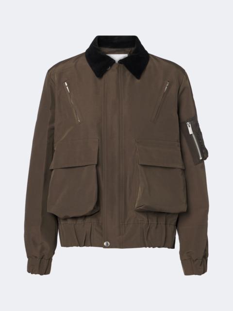 sacai Cotton-blend blouson jacket