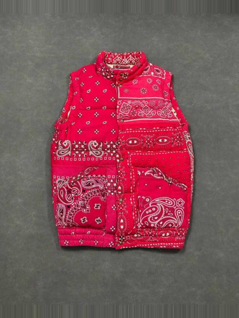 visvim VISVIM ICT INSULATOR DOWN VEST BANDANA | ubvintage | REVERSIBLE