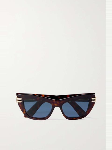 Dior CDior B2U cat-eye tortoiseshell acetate sunglasses