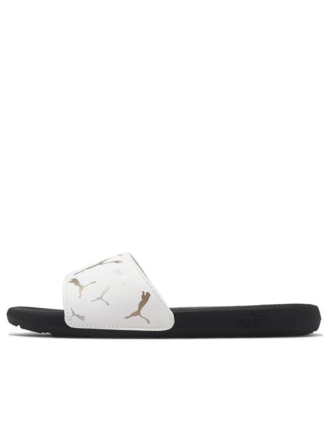 PUMA (WMNS) PUMA Cool Cat 2.0 Slides 'Toss White Team Gold' 393338-05