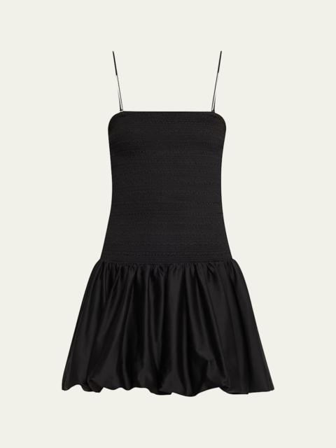 Alice + Olivia Arden Drop-Waist Bubble Mini Dress