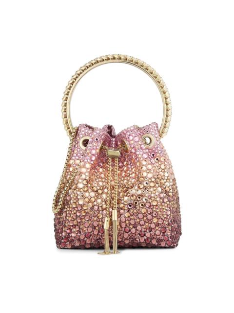 JIMMY CHOO Women's Bon Bon Crystal-Embellished Top Handle Bag - Silky Blush Mix Light Gold