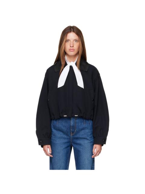 Givenchy Black Cotton & Wool Jacket