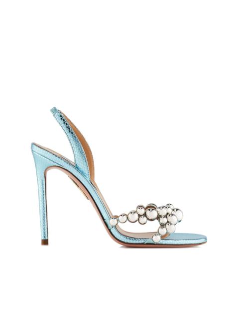 Bubbles 105mm stud-embellished leather sandals