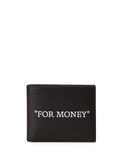 Off-white &quot;For Money&quot; Bi-fold Wallet