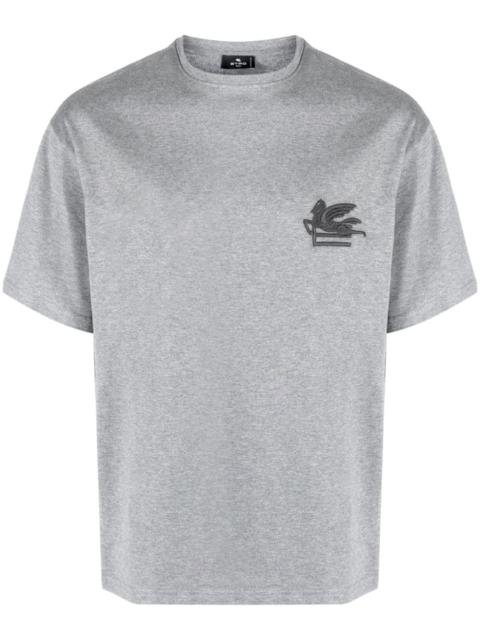 Etro Pegaso-embroidered cotton T-shirt