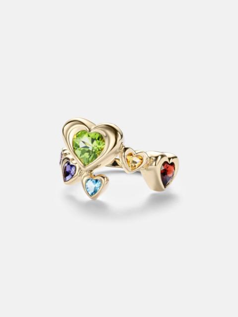 ROXANNE FIRST 14kt gold ring with sapphires