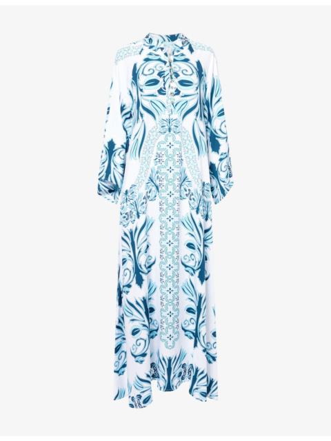 MELISSA ODABASH Amity Allegria Woven Beach Dress