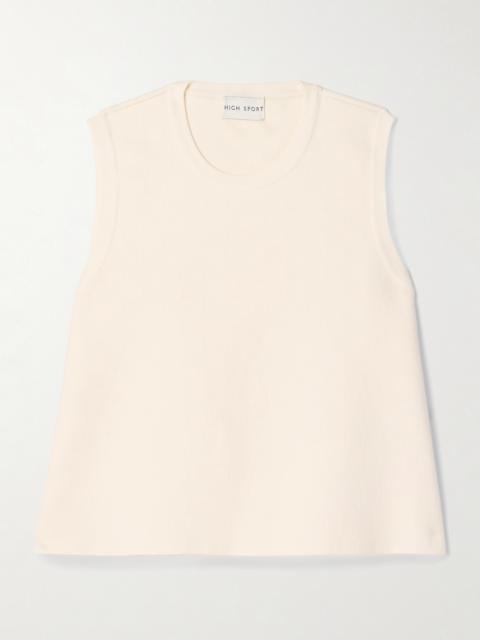 HIGH SPORT Asa Cotton-blend Jacquard Tank