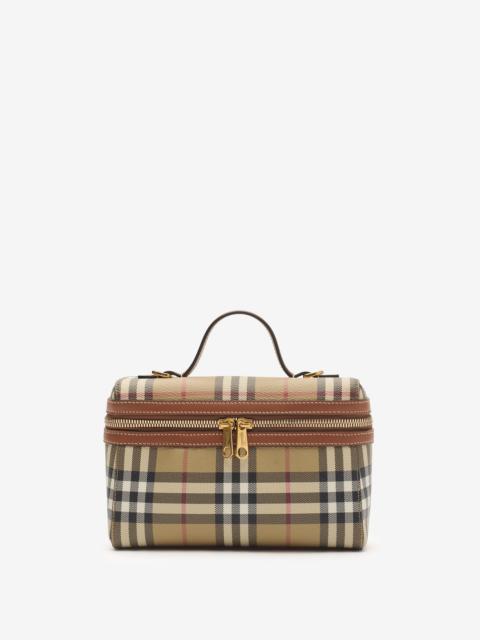 Burberry Check Vanity Bag​