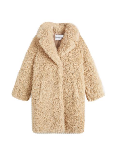 STAND STUDIO Stand Studio Midi Faux Fur Coat