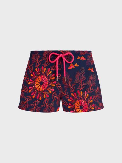 Vilebrequin WOMEN MANDALA EMBROIDERED SWIM SHORTS- LIMITED EDITION