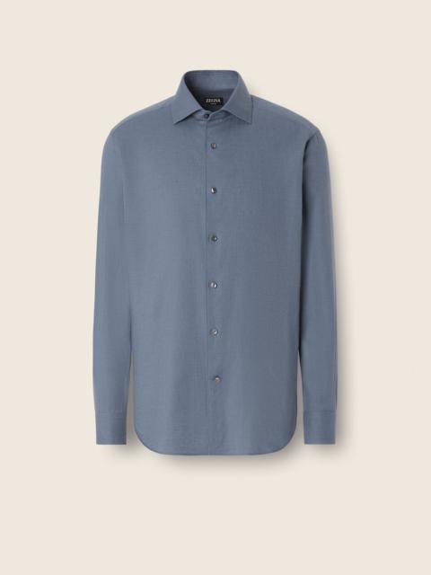 ZEGNA LIGHT BLUE CASHCO SHIRT