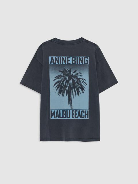 ANINE BING Cade Tee Palm - Washed Black