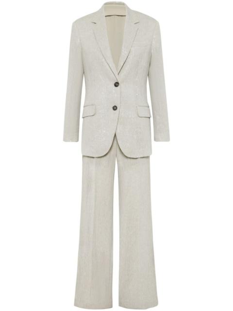 Brunello Cucinelli wide-leg suit