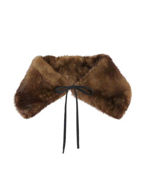 APPARIS Women's Eliza Faux-Mink Collar - Mink