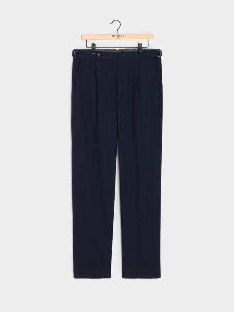 TODD SNYDER Italian Brushed Cotton Side Tab Trouser