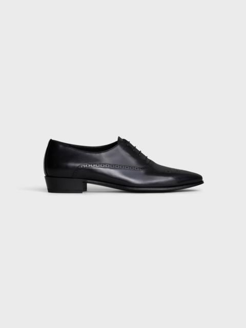 CELINE CELINE JACNO OXFORD  IN  SHINY CALFSKIN