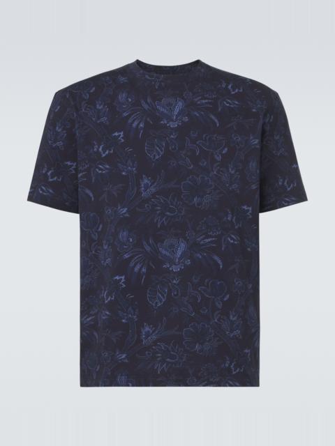 Etro Floral cotton T-shirt