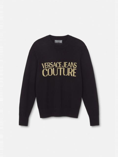 VERSACE JEANS COUTURE Logo Knit Sweater