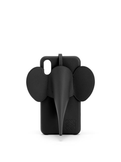 Loewe Elephant cover for iPhone XS Max in classic calfskin