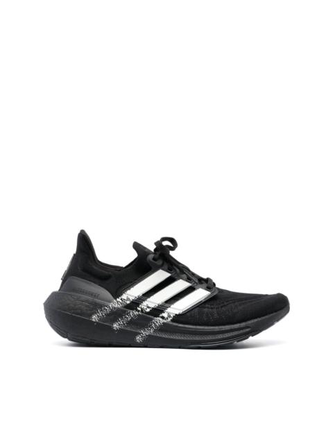 Y-3 striped lace-up sneakers