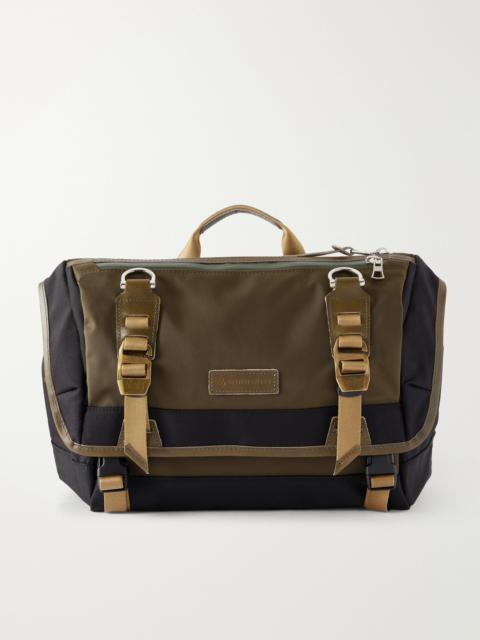 master-piece Potential Leather-Trimmed Shell Messenger Bag