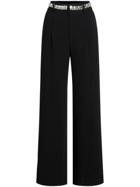 Cinq à Sept rhinestone-embellished Genna trousers