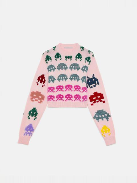 Stella McCartney Gamer Cropped Knit Sweater