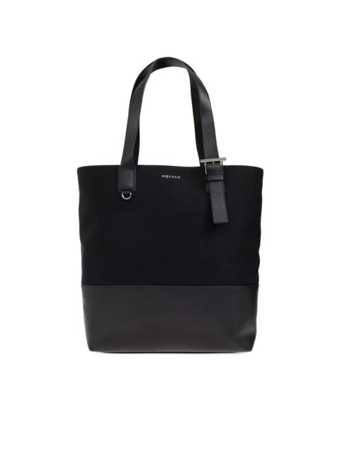 Alexander McQueen leather tote bag