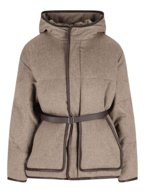 Tod's belted padded jacket